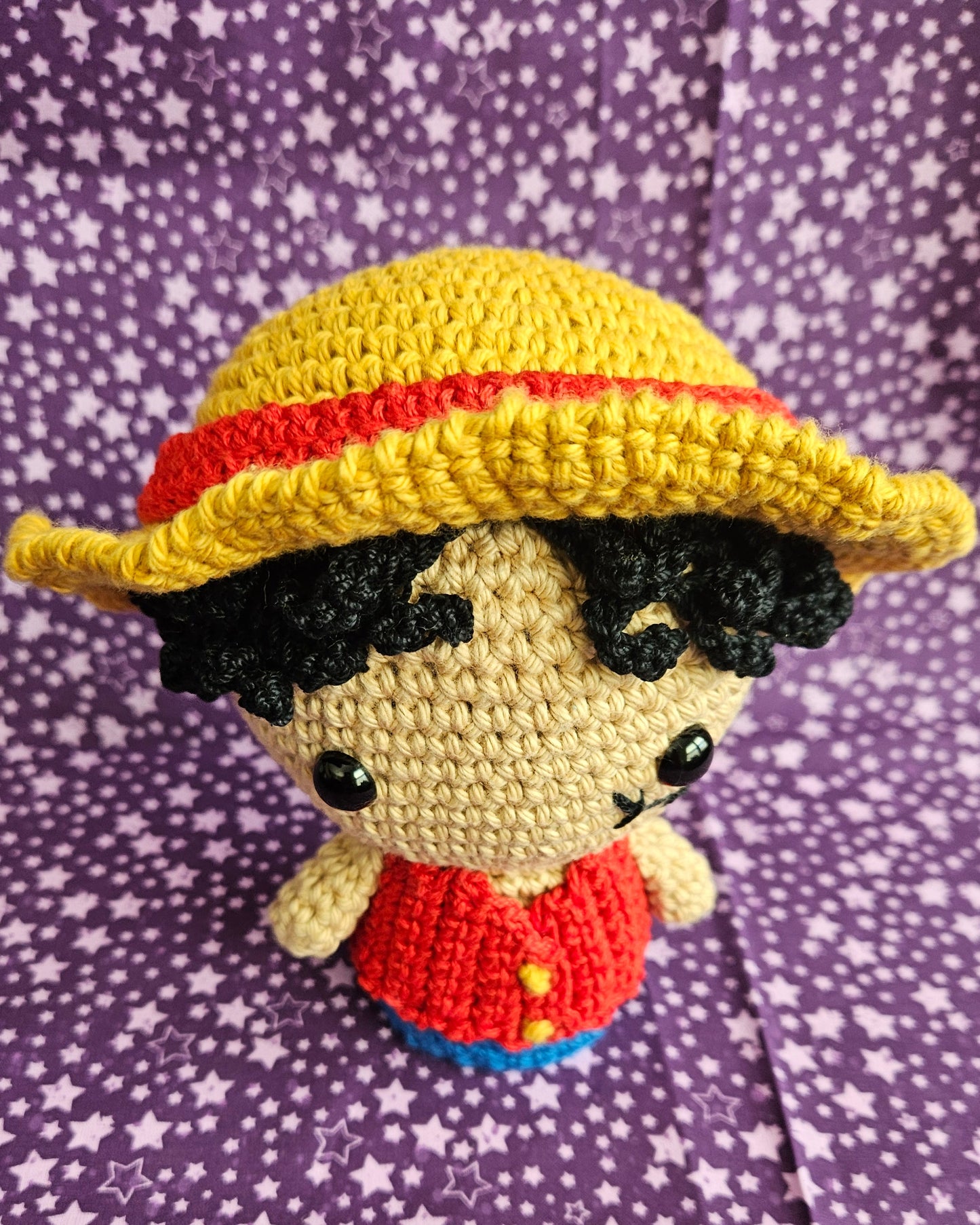 Straw Hat Pirate Amigurumi - Medium
