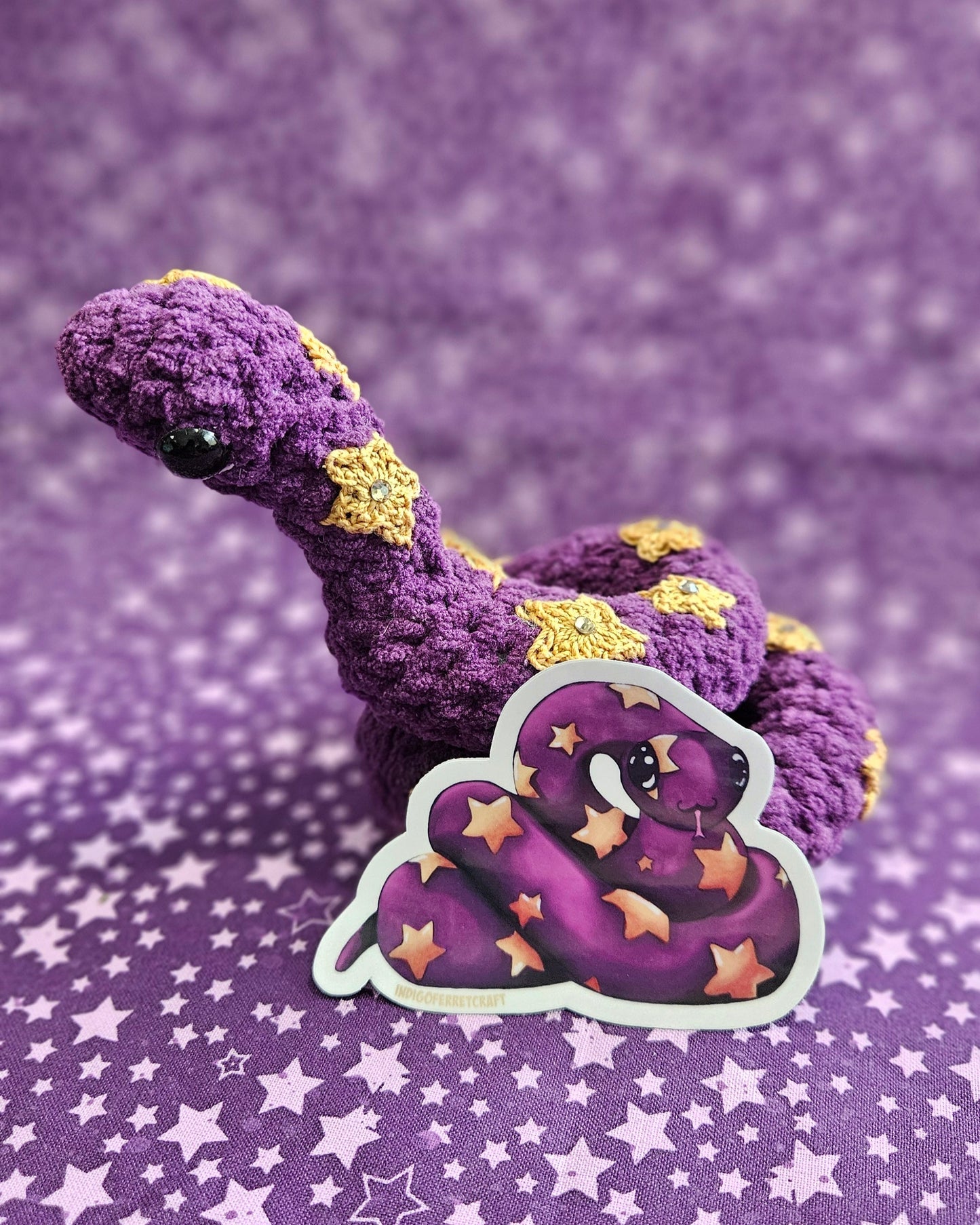 Star Snake - Crochet Amigurumi
