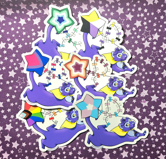 Show Your Pride Indy Kite - Stickers