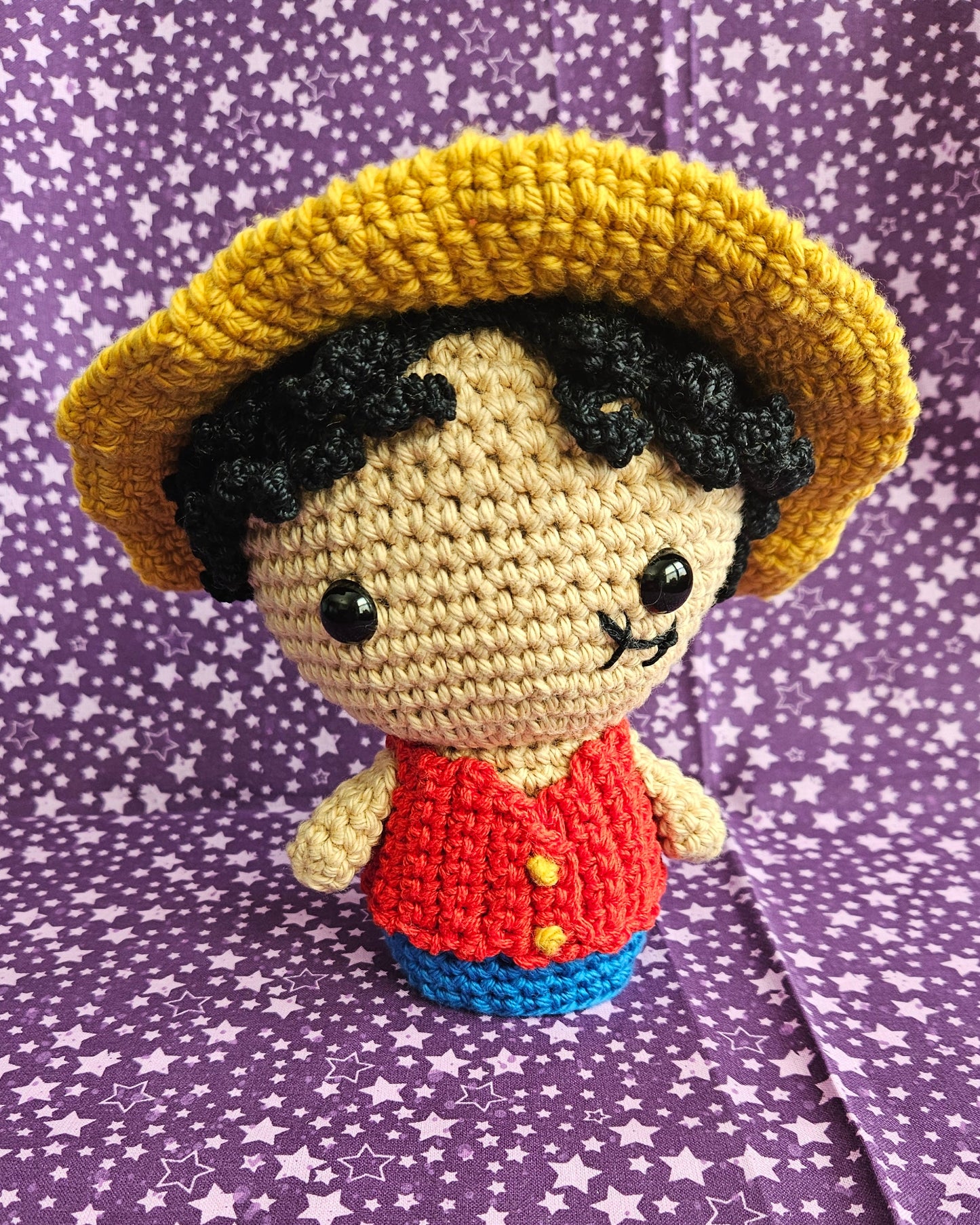 Straw Hat Pirate Amigurumi - Medium