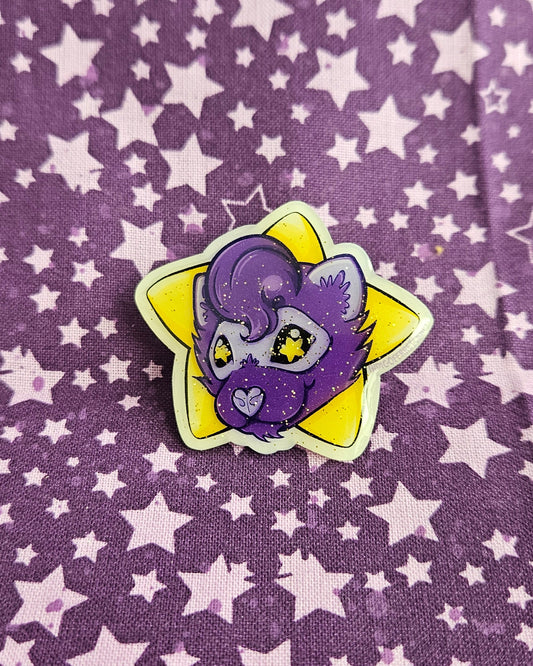 Indy Star - Acrylic Pin