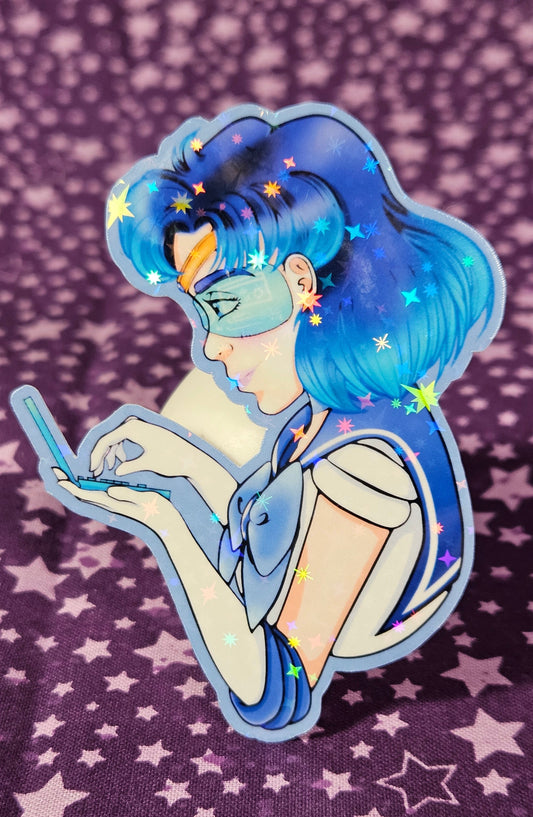 Galactic Magical Mercury Girl - Sticker