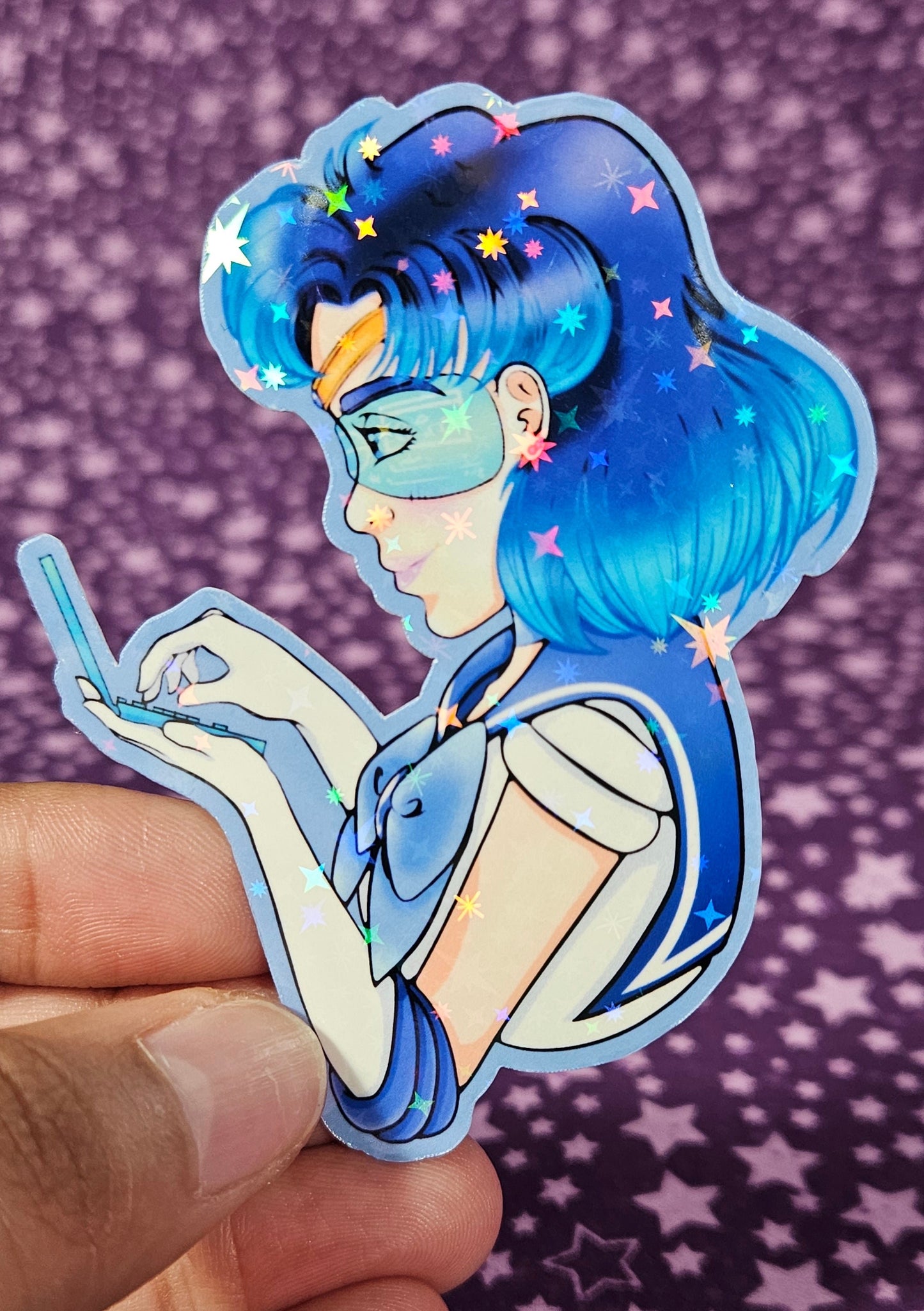 Galactic Magical Mercury Girl - Sticker